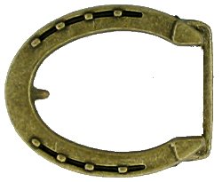 Brass Belt Buckles Horseshoe