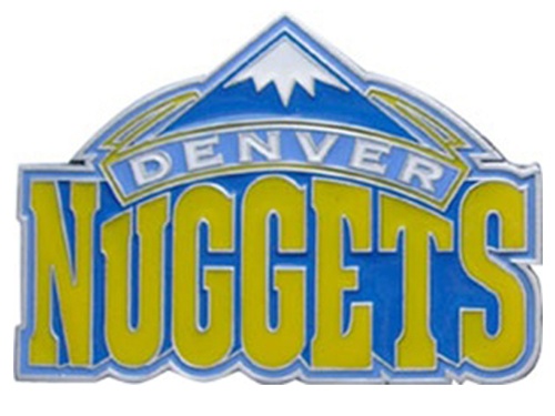 This buckle features the logo of your favorite team the Denver Nuggets.